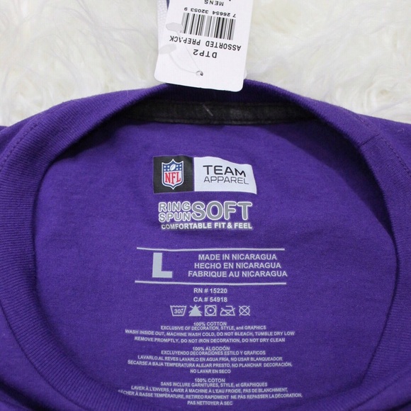 NWT NFL Team Apparel Men’s MN Vikings Purple Top - Picture 5 of 7